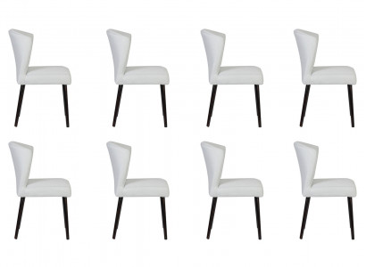 8x Design Still Lounge Club Gepolsterten Stull Still Garnitur Wunnzëmmer Lehn Nei